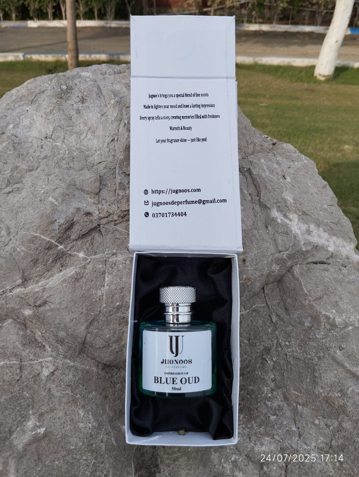 Blue Oud 50ml – The Mystical Fusion of Depth and Freshness.